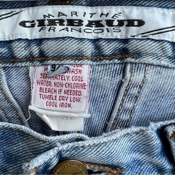 Vintage 90’s Marithe Francois Girbaud High Waist Tapered Mom Jeans 9/10 V Panel - Picture 11 of 15